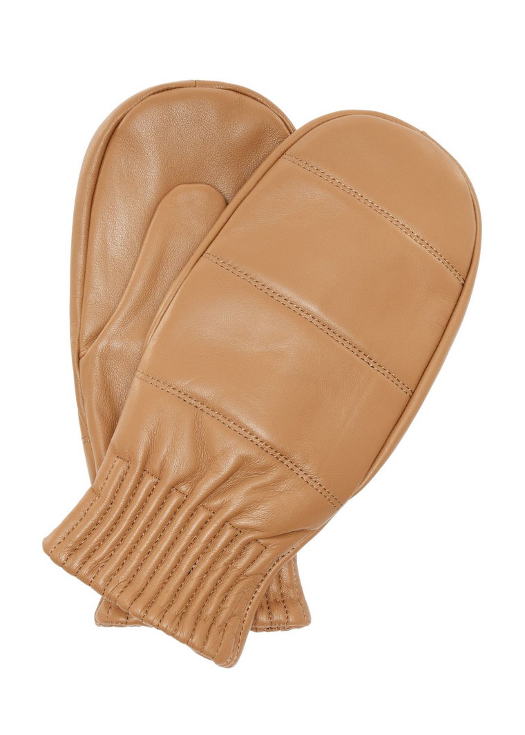 Skórzane rękawiczki damskie na jeden palec