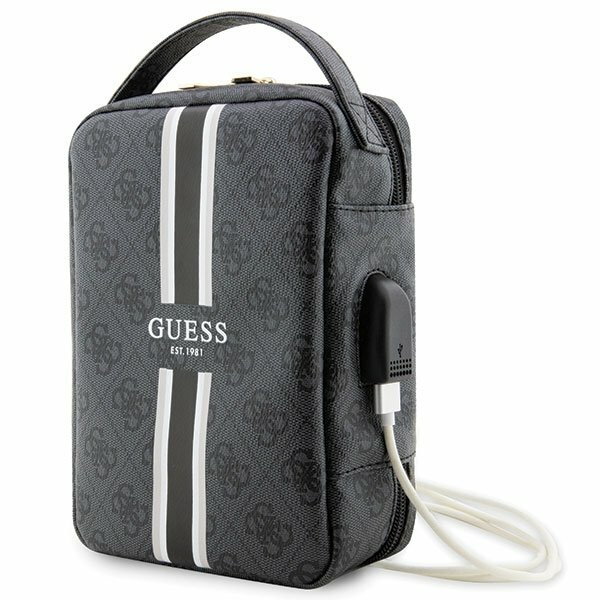 Guess Torba GUHBP4RPSK Organizer czarny/black 4G Printed Stripes