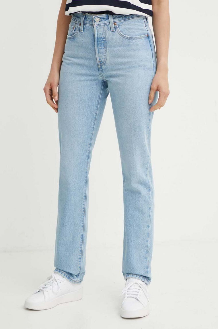 Levi's jeansy 501 damskie high waist