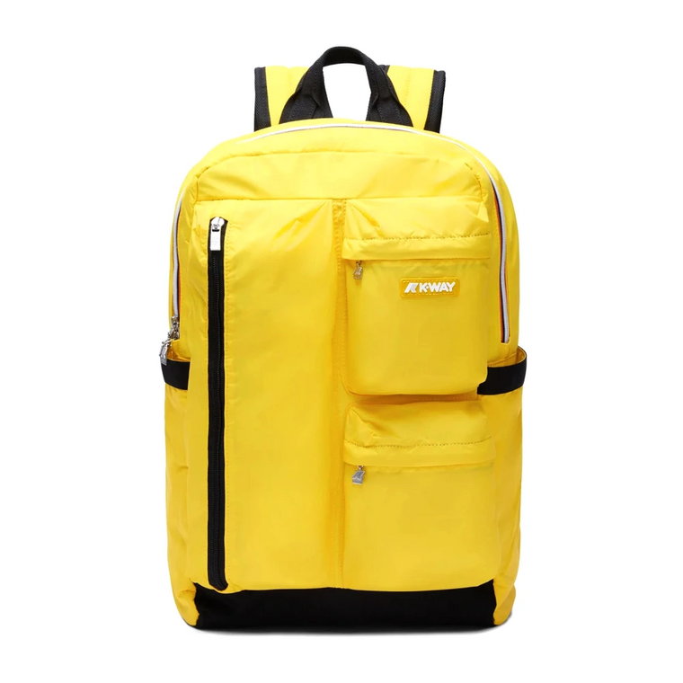 Żółty Plecak Ambert - Stylowy i Funkcjonalny dla Mężczyzn K-Way