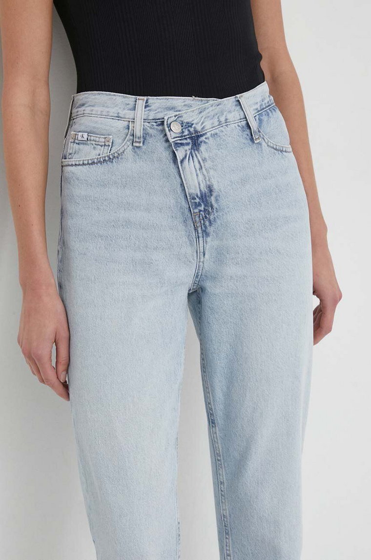 Calvin Klein Jeans jeansy Mom Jean damskie high waist