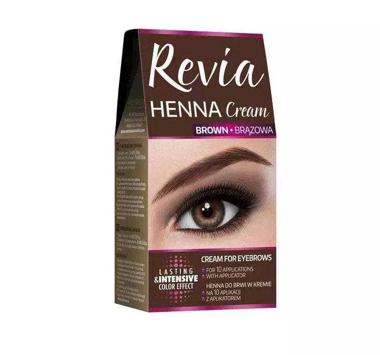 VERONA HENNA DO BRWI W KREMIE BRĄZOWA