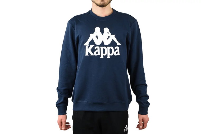 Kappa Sertum RN Sweatshirt 703797-821, Męskie, Granatowe, bluzy, bawełna, rozmiar: L