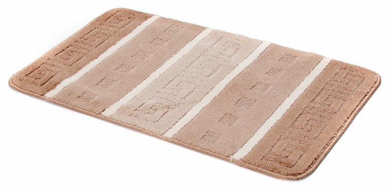 Prostokątny stylowy dywanik łazienkowy - Gomos 3X