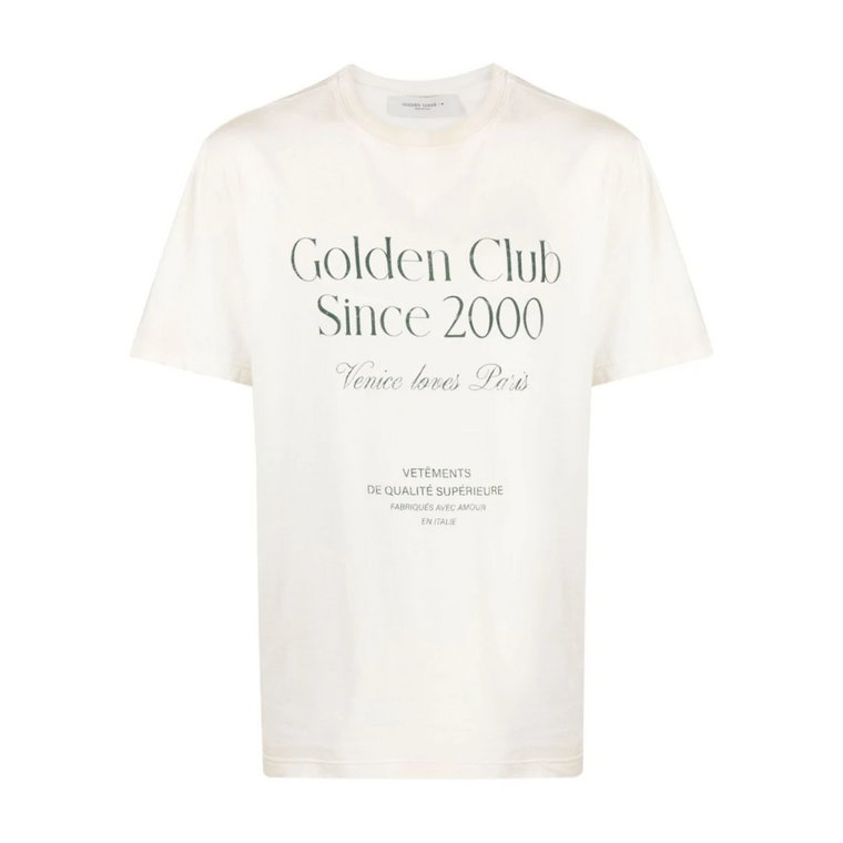 Koszulka Journey w kolorze białym Golden Goose