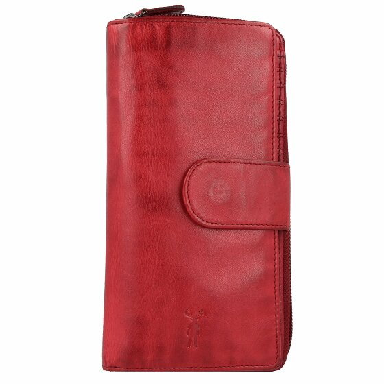 Jack Kinsky Nelson Wallet RFID Leather 18,5 cm rot