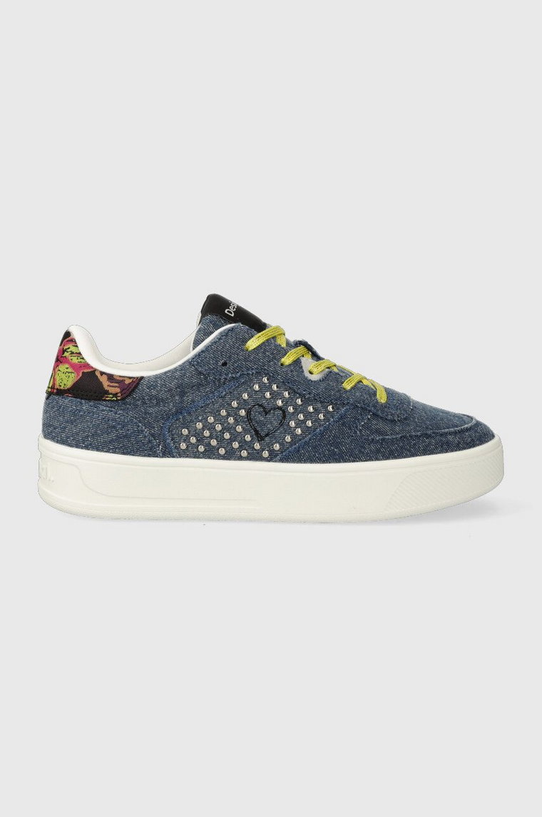 Desigual sneakersy kolor niebieski 23WSKD01.5034