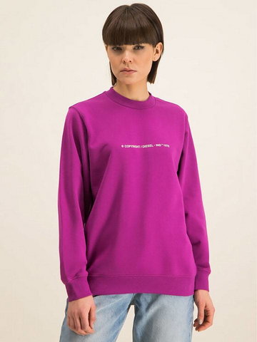 Diesel Clothes Bluza w kolorze fioletowym
