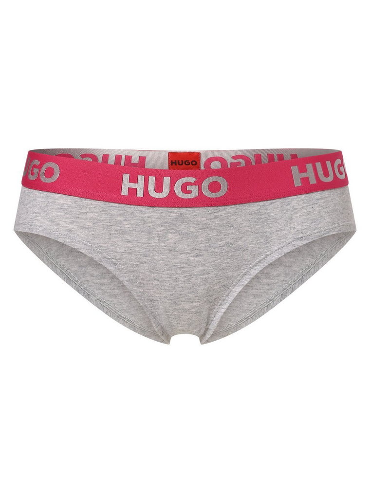 HUGO - Majtki damskie typu hipster, szary