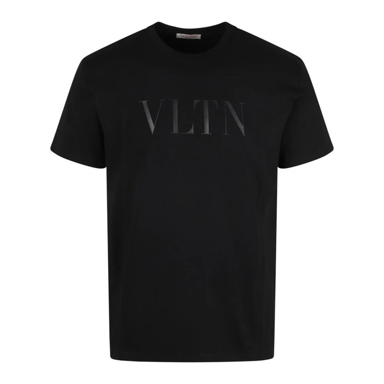 Vltn Print Bawełniany T-Shirt Valentino Garavani