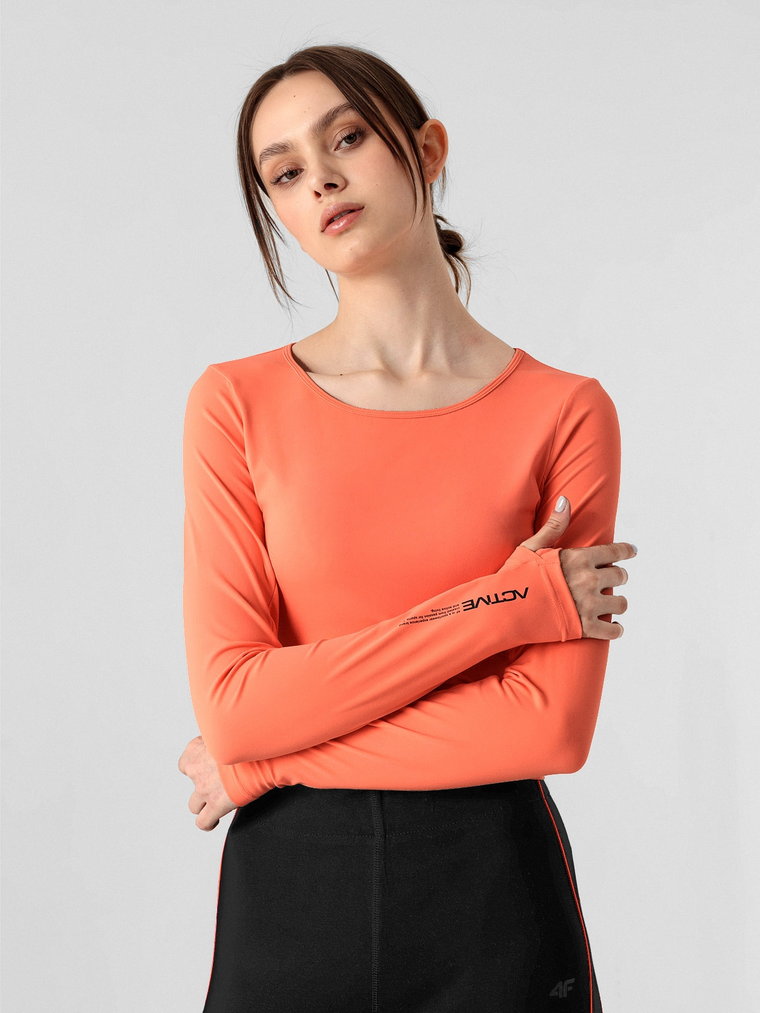 Longsleeve crop top damski