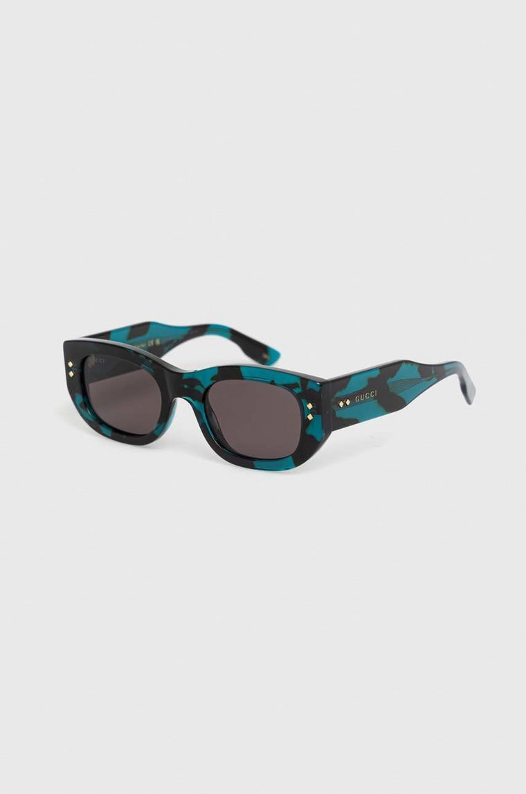 Gucci okulary przeciwsłoneczne damskie kolor czarny GG1215S