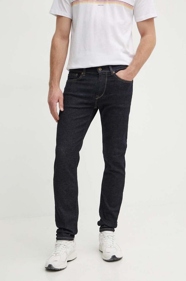 Pepe Jeans jeansy SLIM JEANS męskie kolor granatowy PM207388AB1