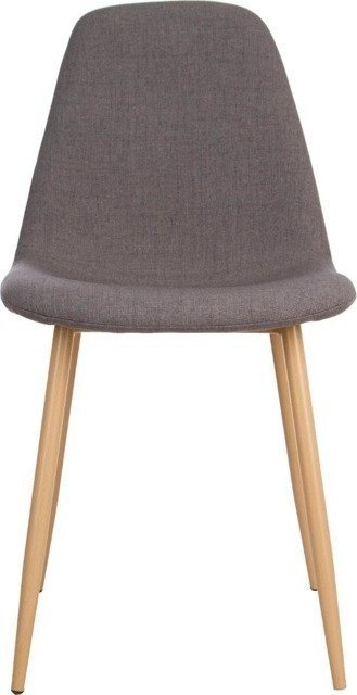 Krzesło tapicerowane MIA HOME Comfort, ciemnoszare, 45x53x87 cm