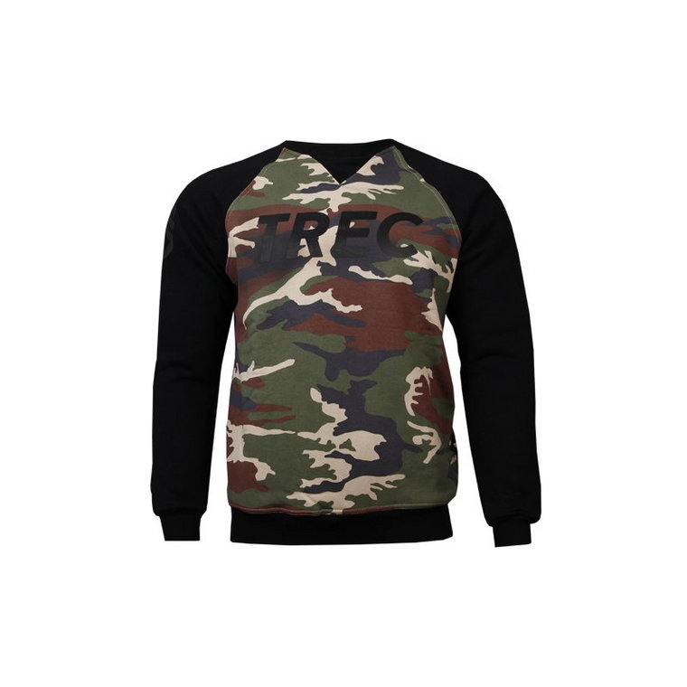 Trec, Bluza męska, Sweatshirt 015 CAMO BLACK, rozmiar S