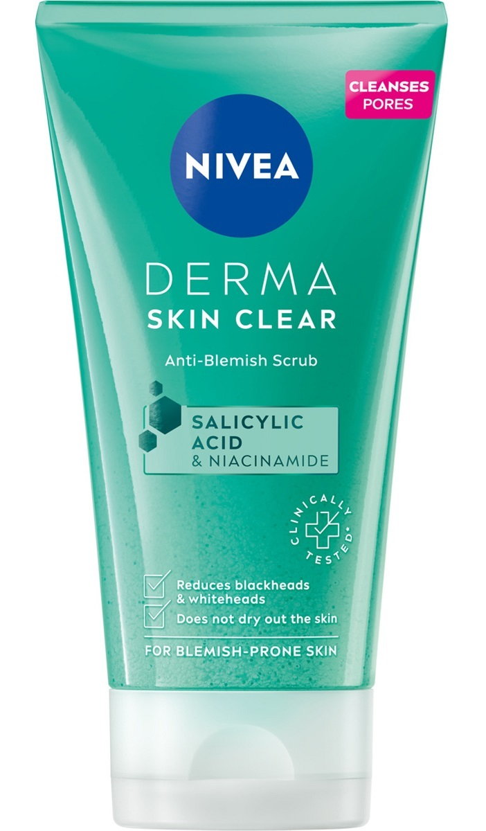 Nivea Derma Skin Clear - peeling przeciw niedoskonałościom 150ml