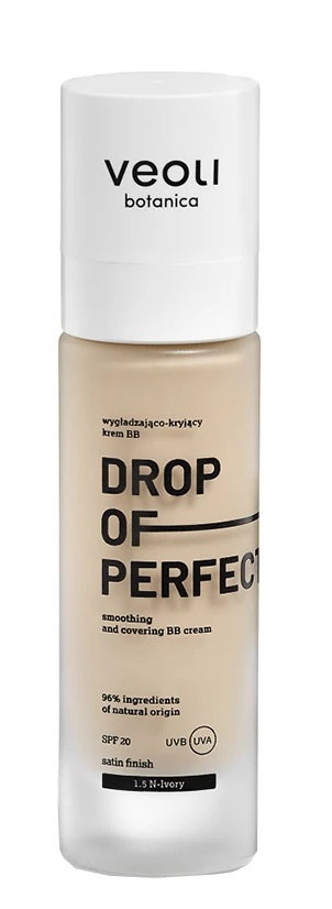 Veoli Botanica Drop of Perfection Wygładzająco-kryjący krem BB 1.5 Ivory