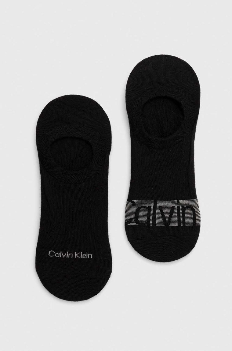 Calvin Klein skarpetki 2-pack męskie kolor czarny