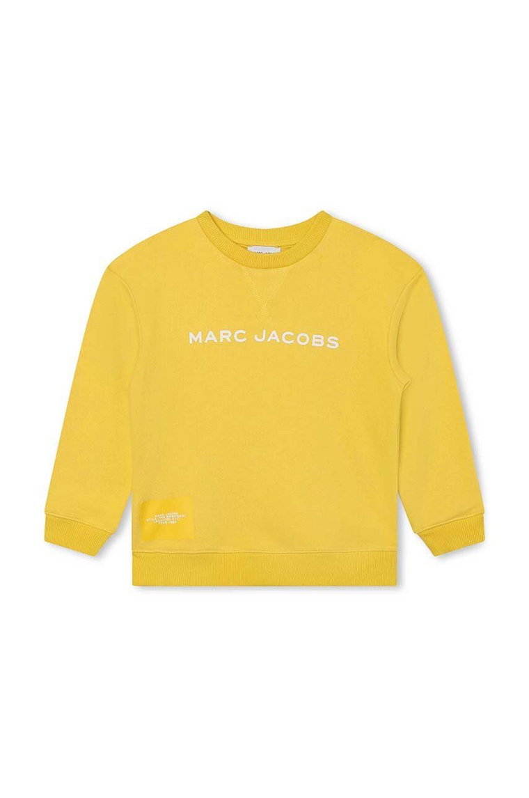 Marc Jacobs bluza dziecięca kolor żółty z nadrukiem
