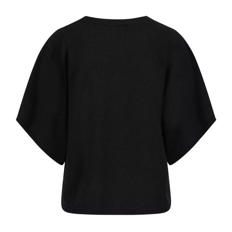 Sweter z wełny merino z okrągłym dekoltem - Luźny krój Des Petits Hauts
