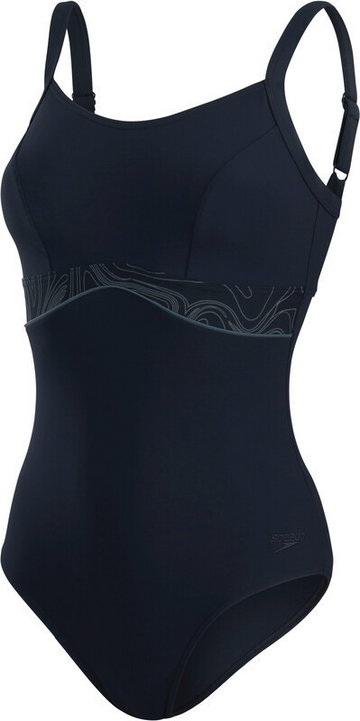 speedo Salacia Clipback Shaping Swimsuit Women, niebieski DE 36 | UK 32 2022 Stroje kąpielowe