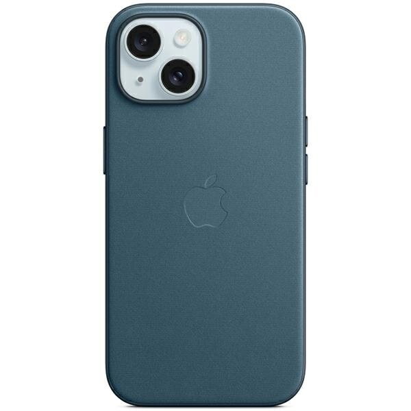 Etui Apple MT4D3ZM/A iPhone 15 Plus / 14 Plus 6.7" MagSafe błękit pacyfiku/pacific blue FineWoven Case