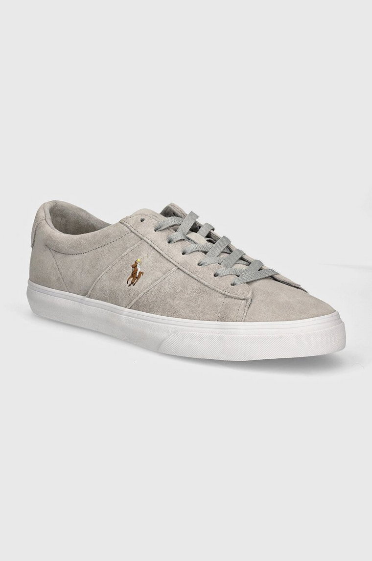 Polo Ralph Lauren sneakersy zamszowe Sayer kolor szary 816893732004