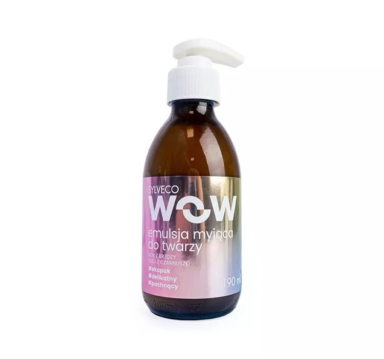 SYLVECO WOW EMULSJA DO TWARZY CERA MŁODA SOK Z BRZOZY OLEJ Z CZARNUSZKI 190ML