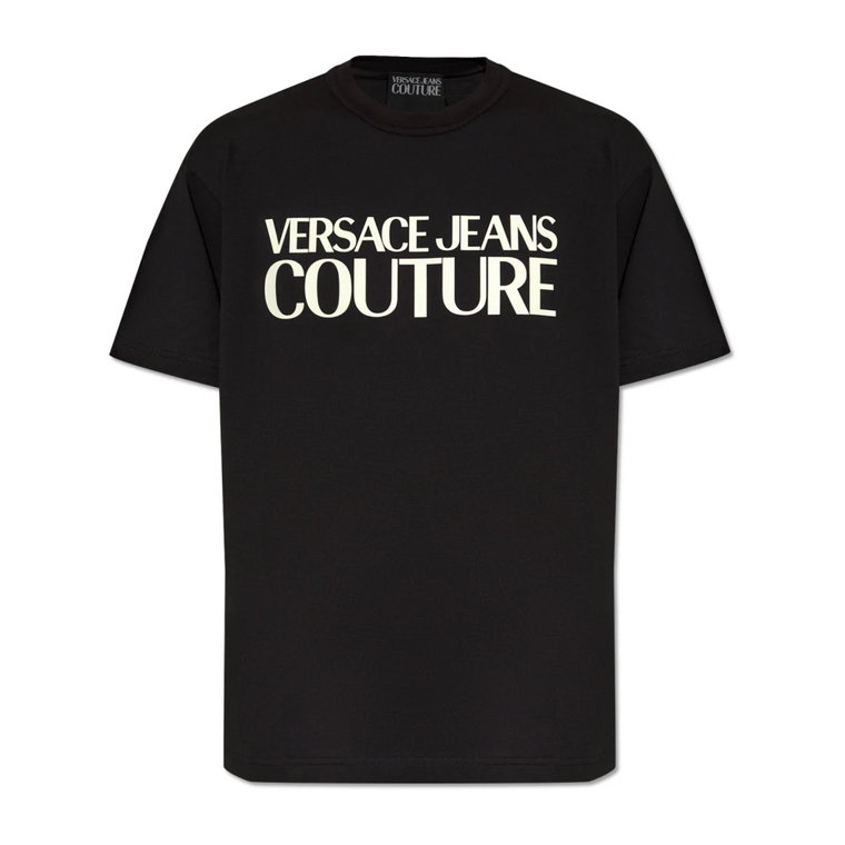 T-shirt z logo Versace Jeans Couture