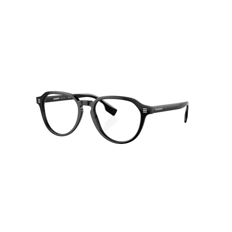 Eleganckie Czarne Okulary z Plastiku Burberry