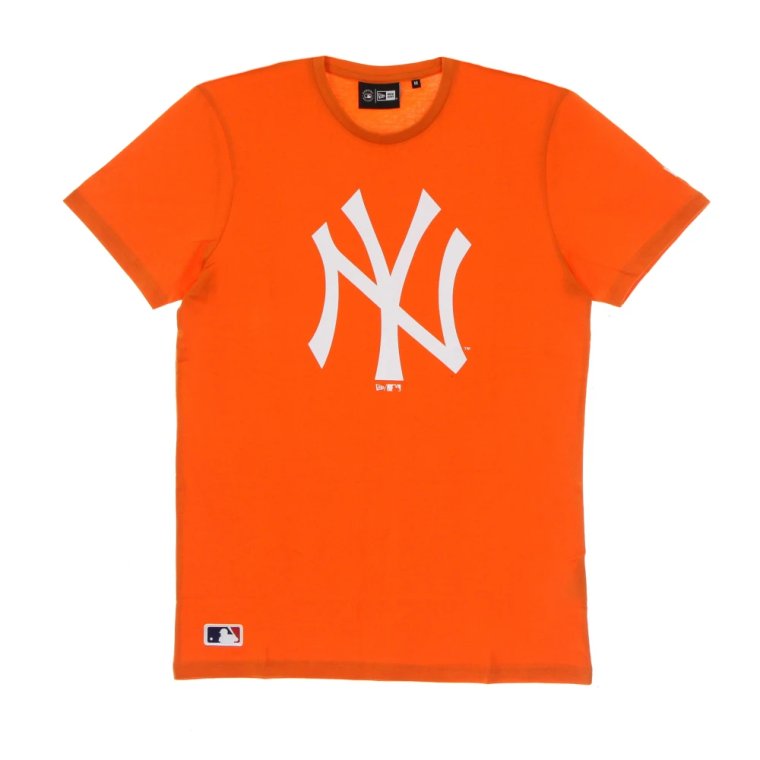 Yankees Logo Tee Pomarańczowy/Biały New Era