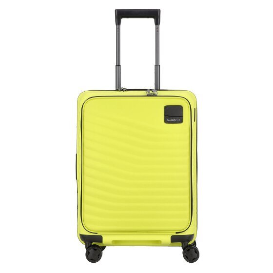 Samsonite Intuo 4 kółka Walizka kabinowy 55 cm Komora na laptopa z plisą rozprężną lime