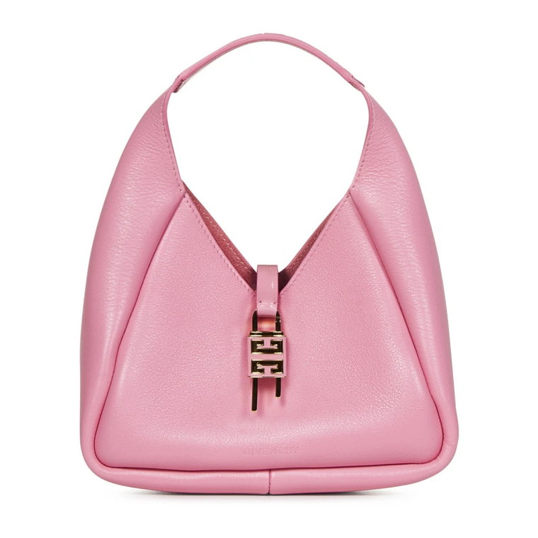Różowa torba z krokodylą skórą Givenchy