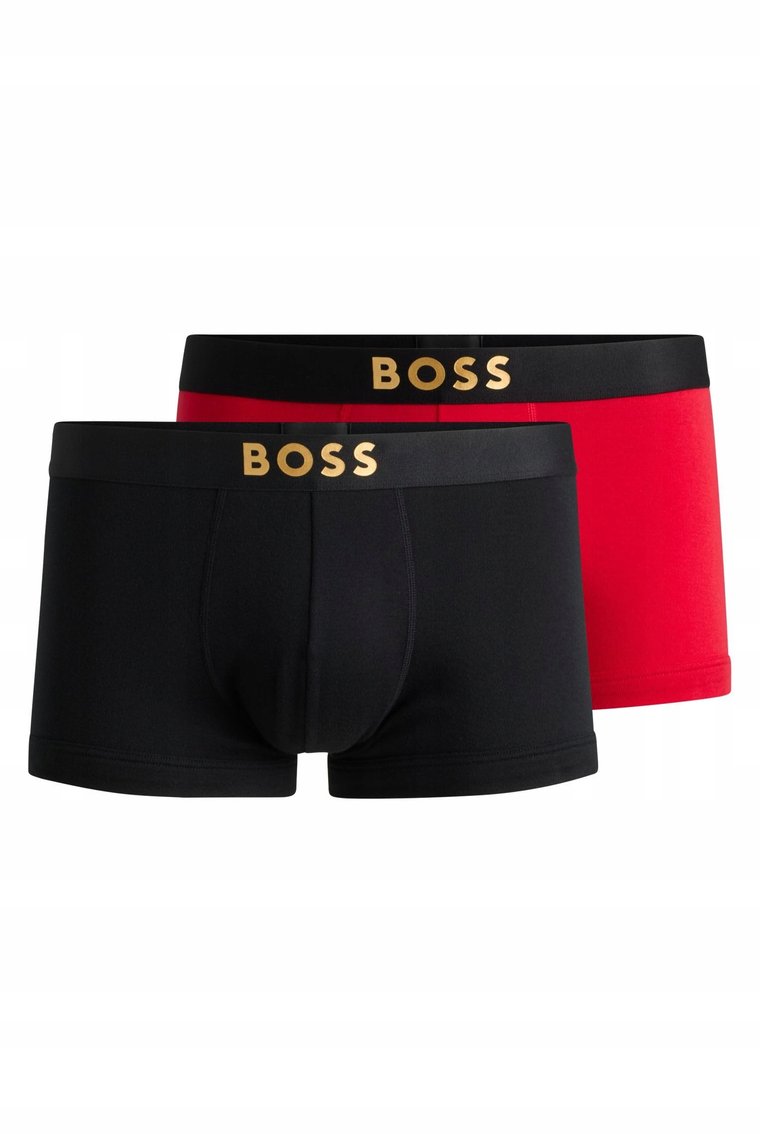 Hugo Boss Boss Trunk 2P Rib Gift Pon, Open Red640,