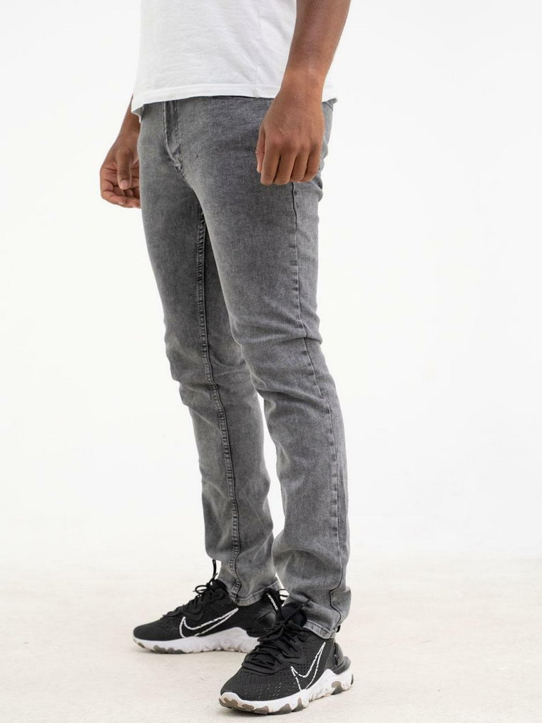 Spodnie Jeansowe Croll Classic Slim 6187 Czarne