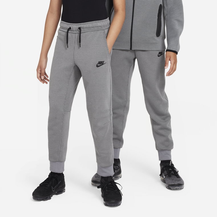 Spodnie zimowe dla dużych dzieci (chłopców) Nike Sportswear Tech Fleece - Szary