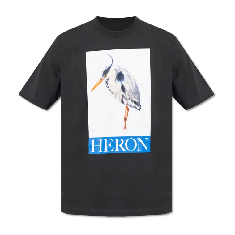 T-shirt z nadrukiem Heron Preston