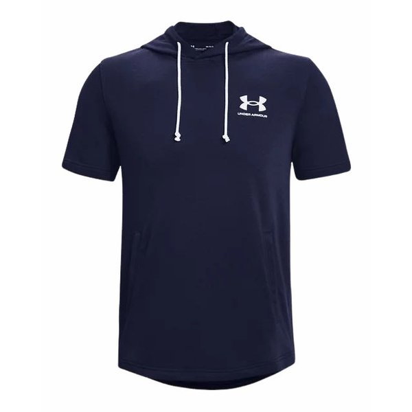 Koszulka męska Rival Terry Short Sleeve Hoodie Under Armour