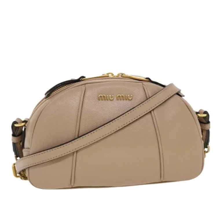 Pre-owned Leather shoulder-bags Miu Miu Pre-owned