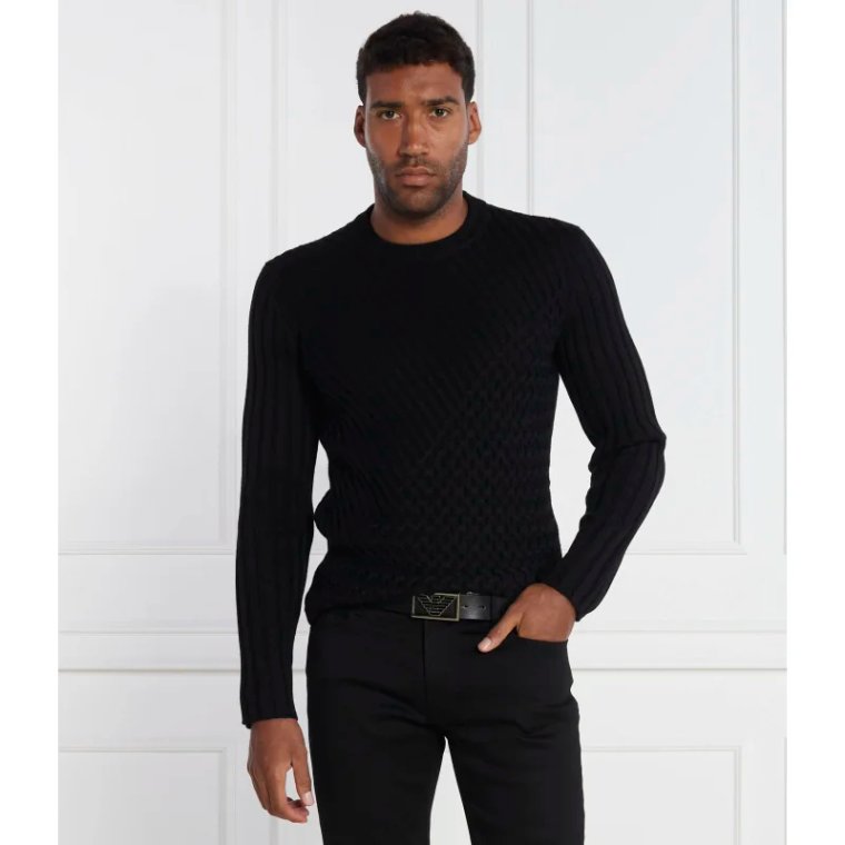 Emporio Armani Sweter | Regular Fit | z dodatkiem wełny