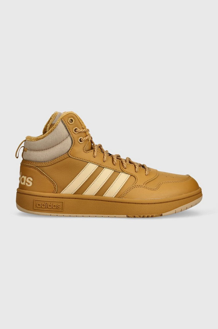 adidas sneakersy HOOPS kolor brązowy