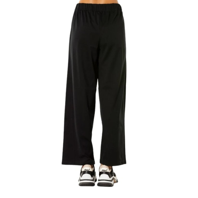Szerokie spodnie - Rozmiar 40, Kolor: Czarny Jijil