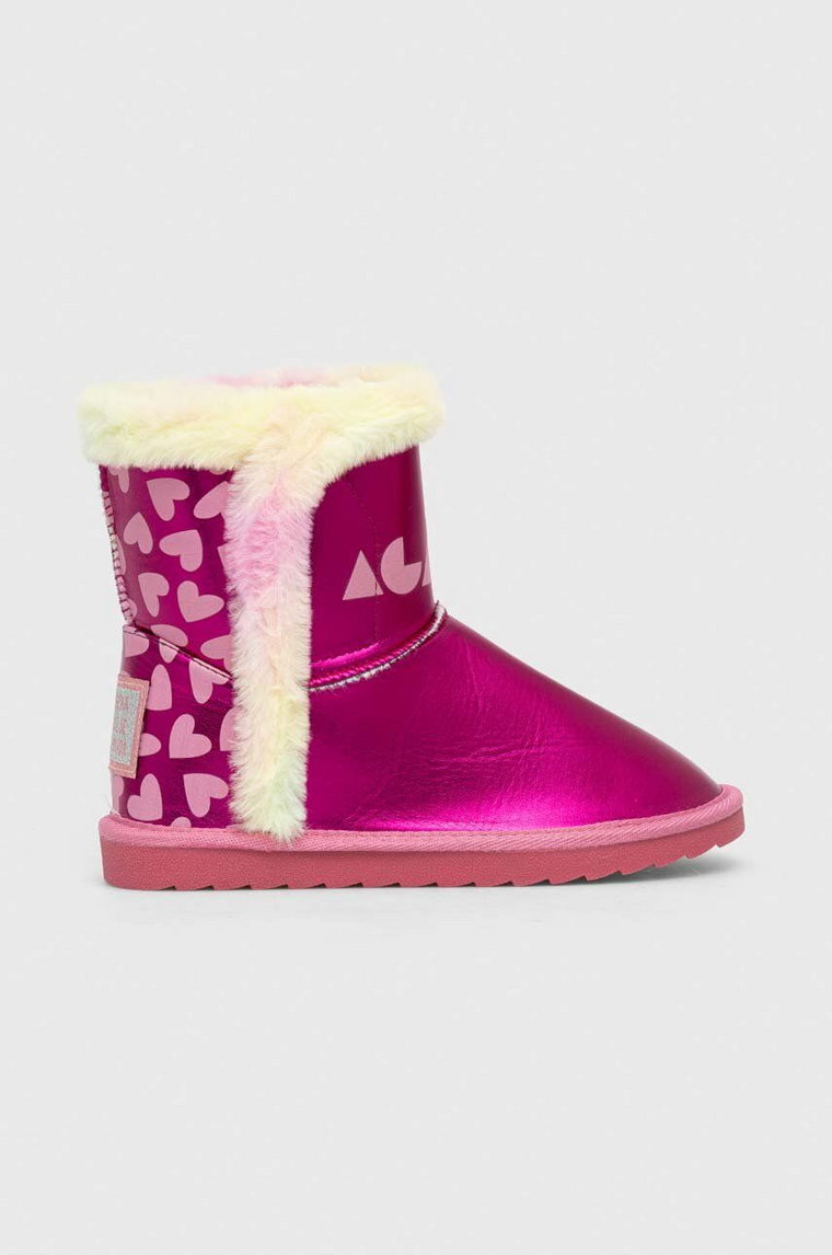 Agatha Ruiz de la Prada śniegowce dziecięce kolor różowy