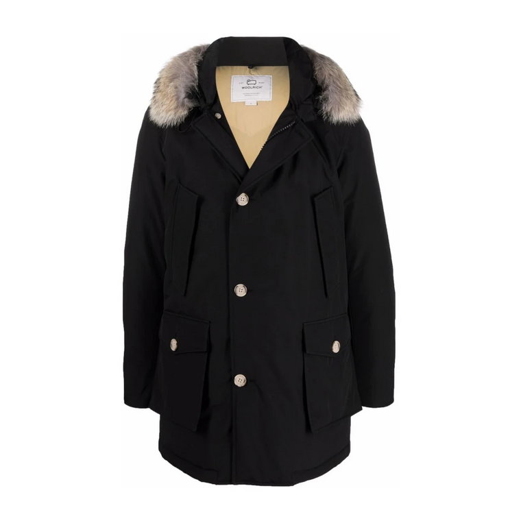 Czarny Płaszcz Arctic Parka Woolrich