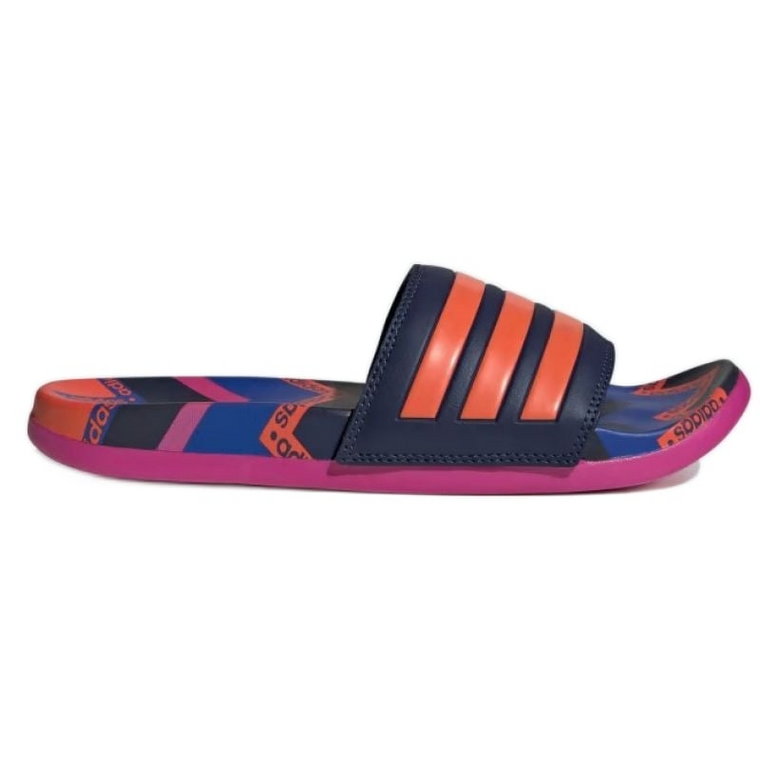 Klapki adidas Adilette Comfort W IF7392 niebieskie