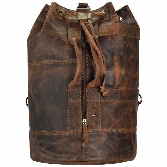 Greenland Nature Classic Backpack Duffel Leather 50 cm braun