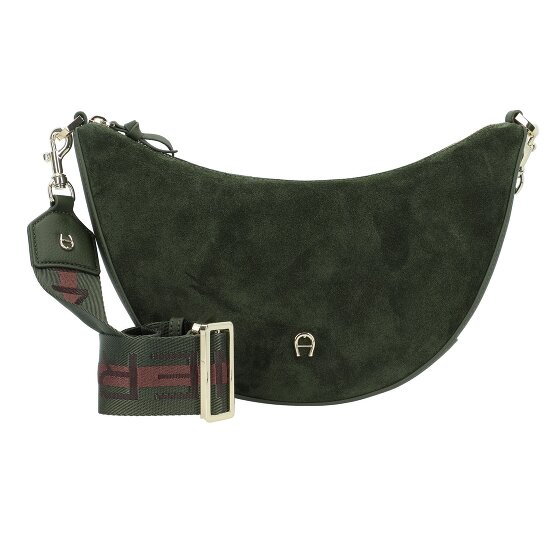 AIGNER Zita Torba na ramię Skórzany 30 cm hunter green