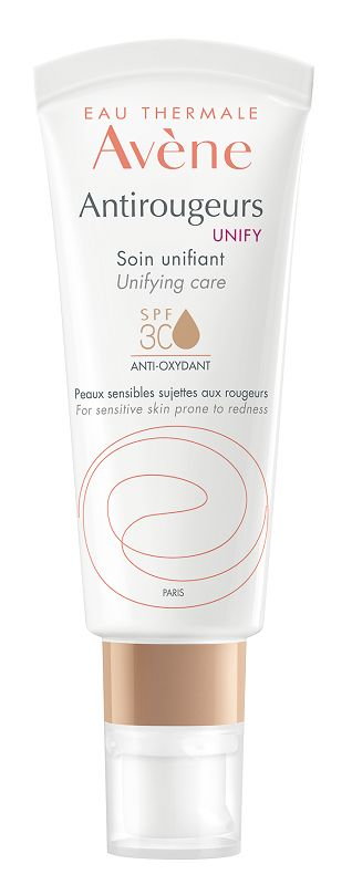 Avene Antirougeurs Unify - pielęgnujący krem wyrównujący koloryt skóry SPF30, 40ml