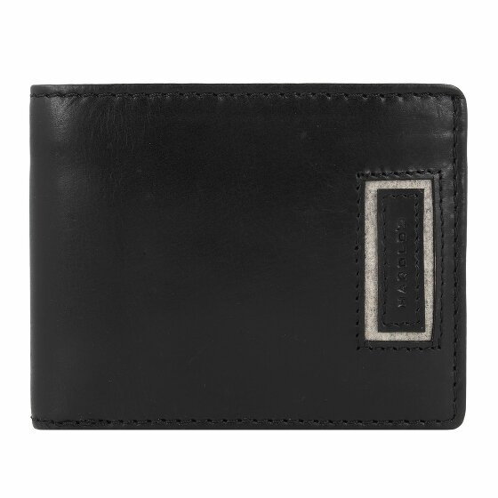 Harold's Portfel Aberdeen RFID Skóra 10 cm schwarz