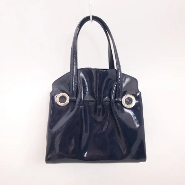 Pre-owned Leather handbags Bvlgari Vintage